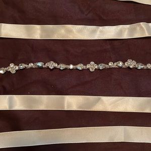 Crystal Rhinestone Sparkle Tie Belt